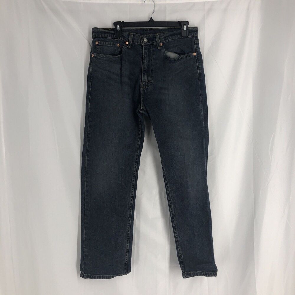Levi's 505 Blue Jeans Men's 34x30 Straight Leg Regular Fit